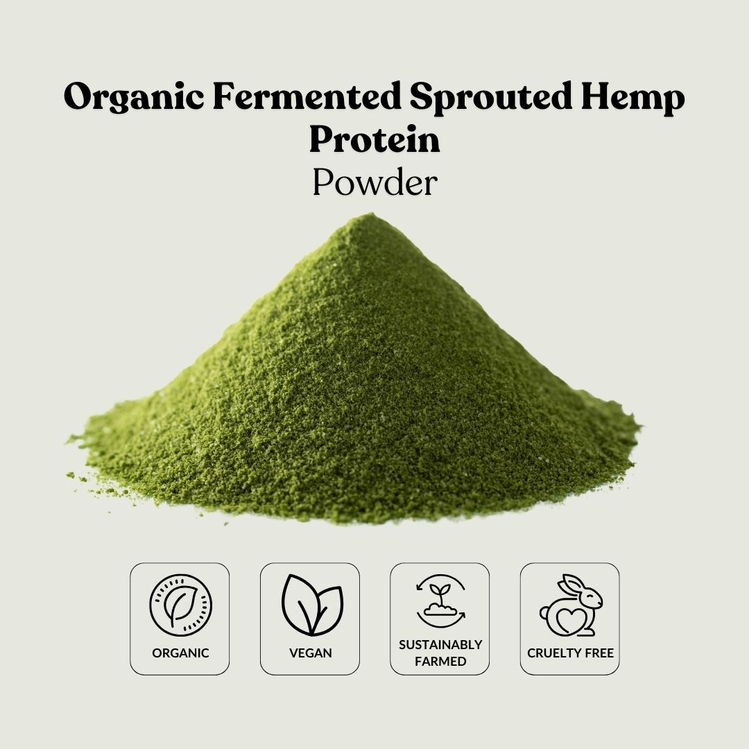 Organic Fermented Sprouted Hemp Protein Powder