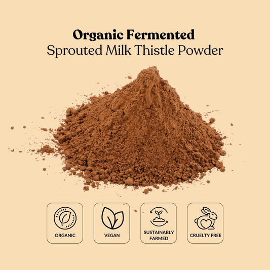 Organic Fermented Sprouted Milk Thistle Powder