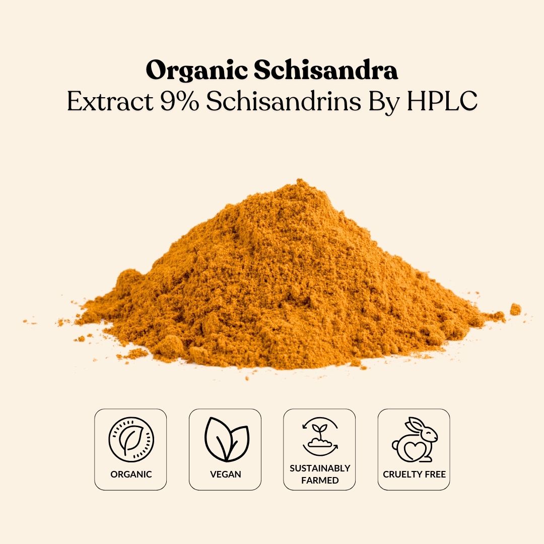Organic Schisandra Extract 9% Schisandrins By HPLC