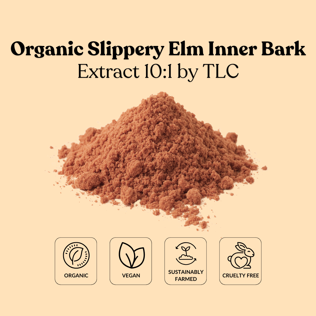 Organic Slippery Elm Inner Bark Extract 10:1 by TLC