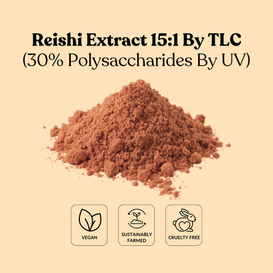 Reishi Extract 15:1 By TLC (30% Polysaccharides By UV)