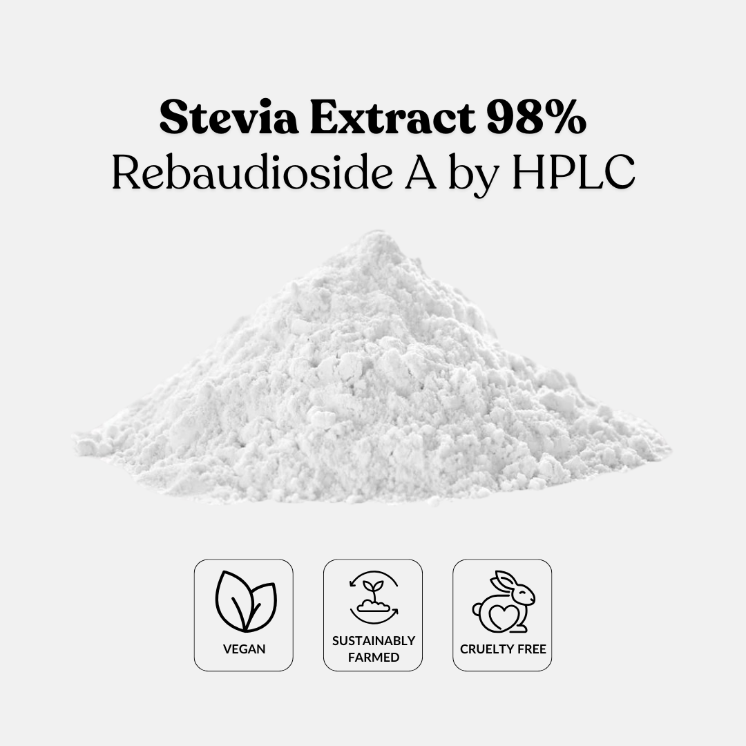 Stevia Extract 98% Rebaudioside A by HPLC