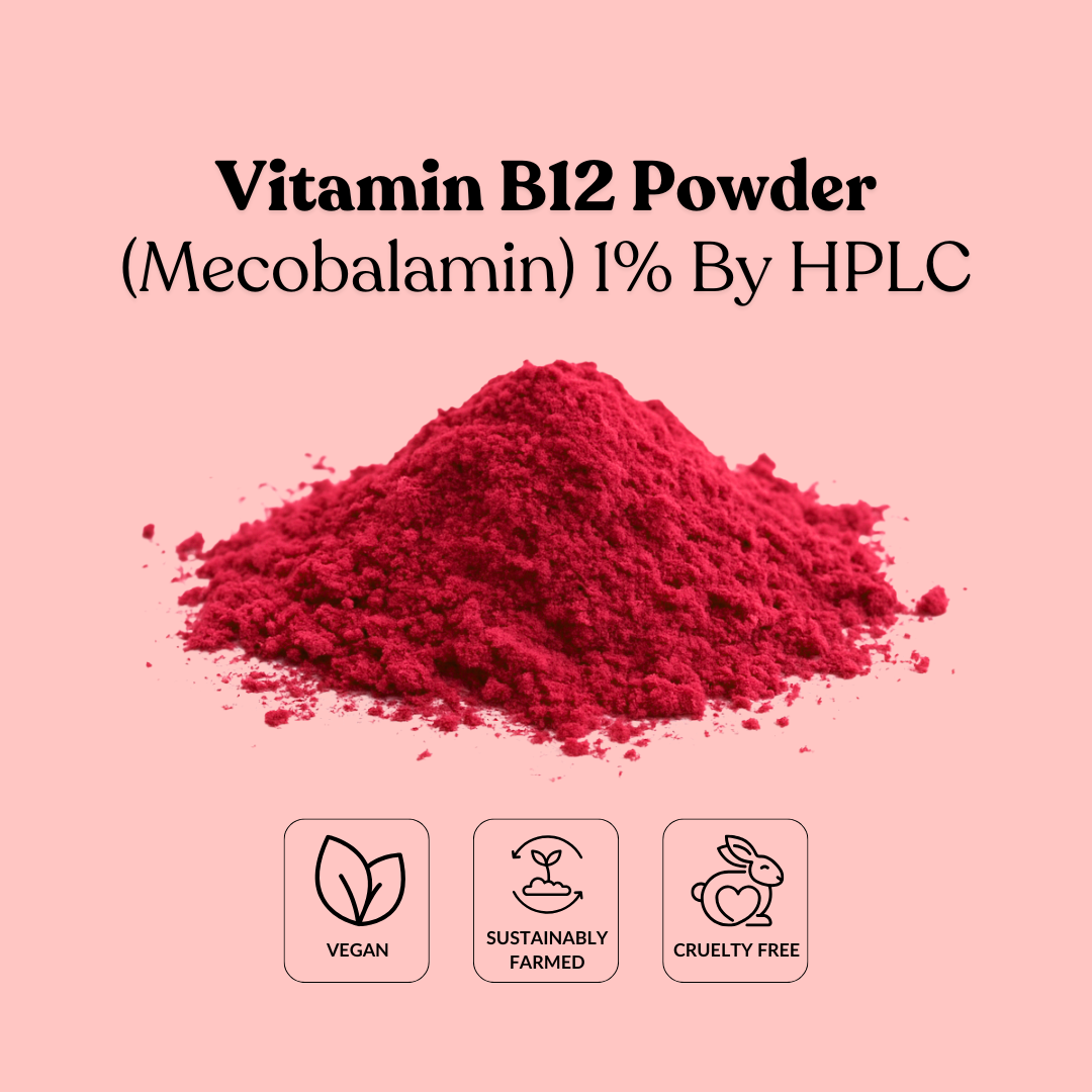 Vitamin B12 Powder (Mecobalamin) 1% By HPLC