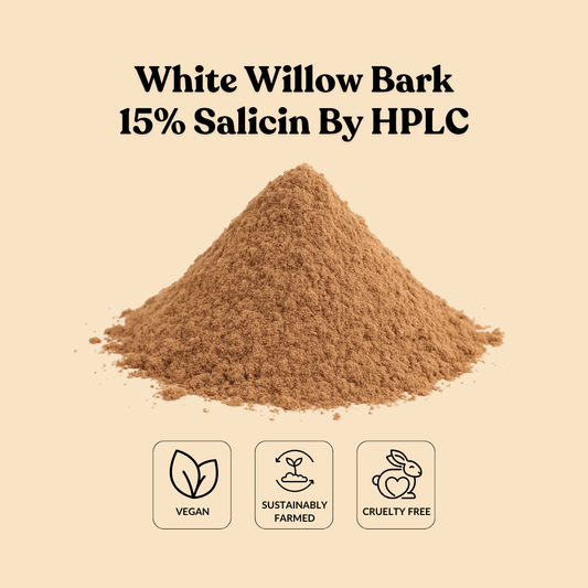 White Willow Bark 15% Salicin By HPLC