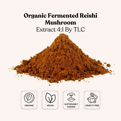 Organic Fermented Reishi Mushroom Extract 4:1 By TLC