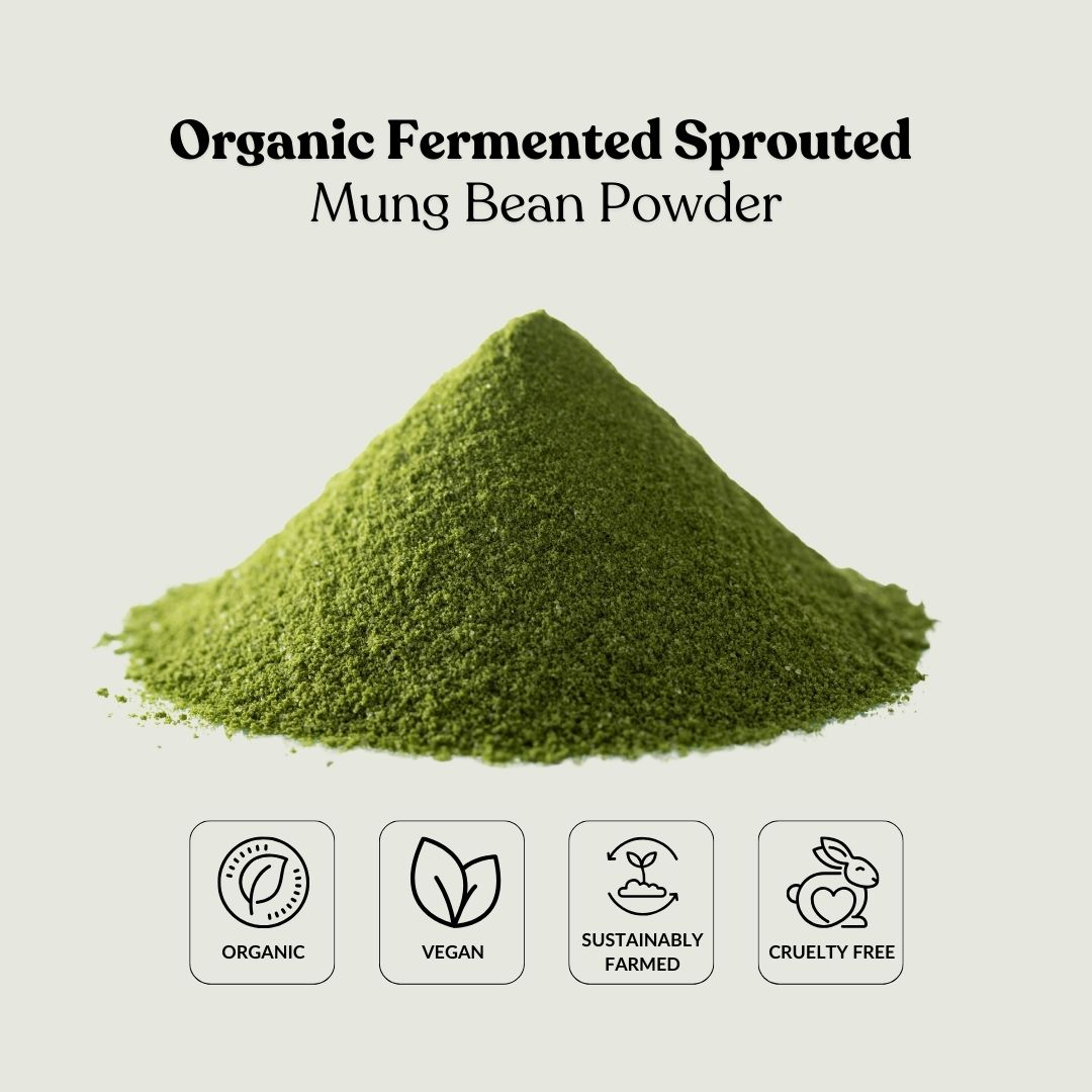 Organic Fermented Sprouted Mung Bean Powder