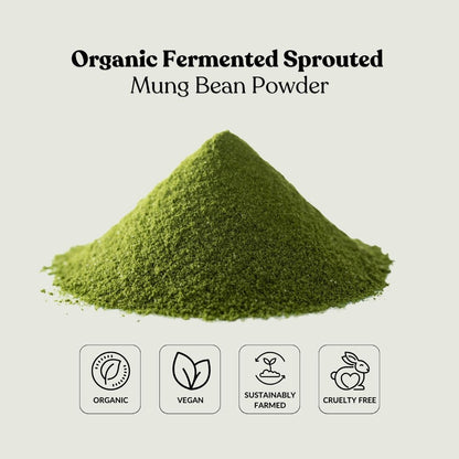 Organic Fermented Sprouted Mung Bean Powder