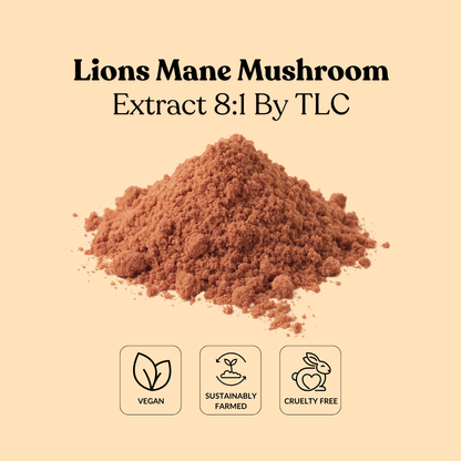 Lions Mane Mushroom Extract 8:1 By TLC