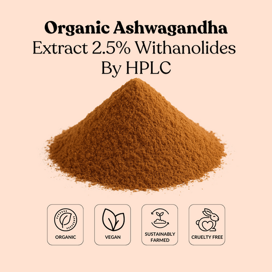 Organic Ashwagandha Extract 2.5% Withanolides By HPLC