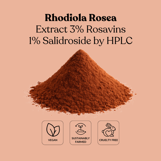 Rhodiola Rosea Extract 3% Rosavins 1% Salidroside by HPLC