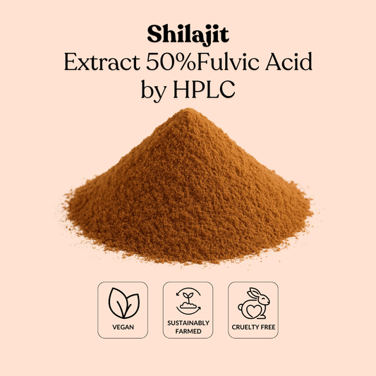 Shilajit Extract 50% Fulvic Acid by HPLC