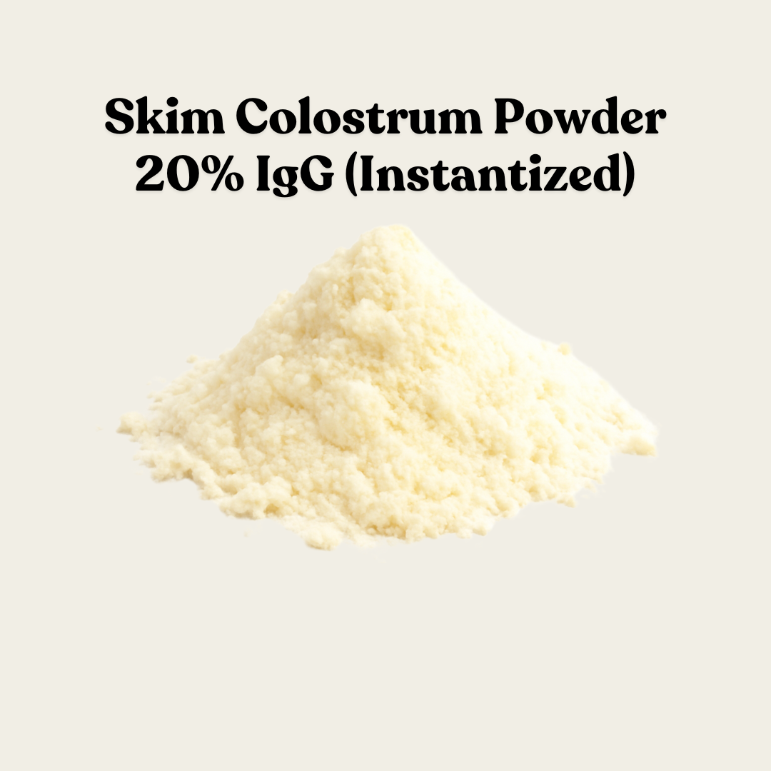 Skim Colostrum Powder 20%IgG (Instantized)