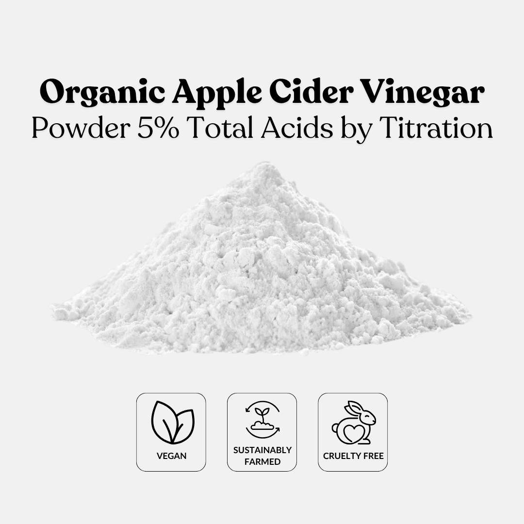 Organic Apple Cider Vinegar Powder 5% Total Acids by Titration