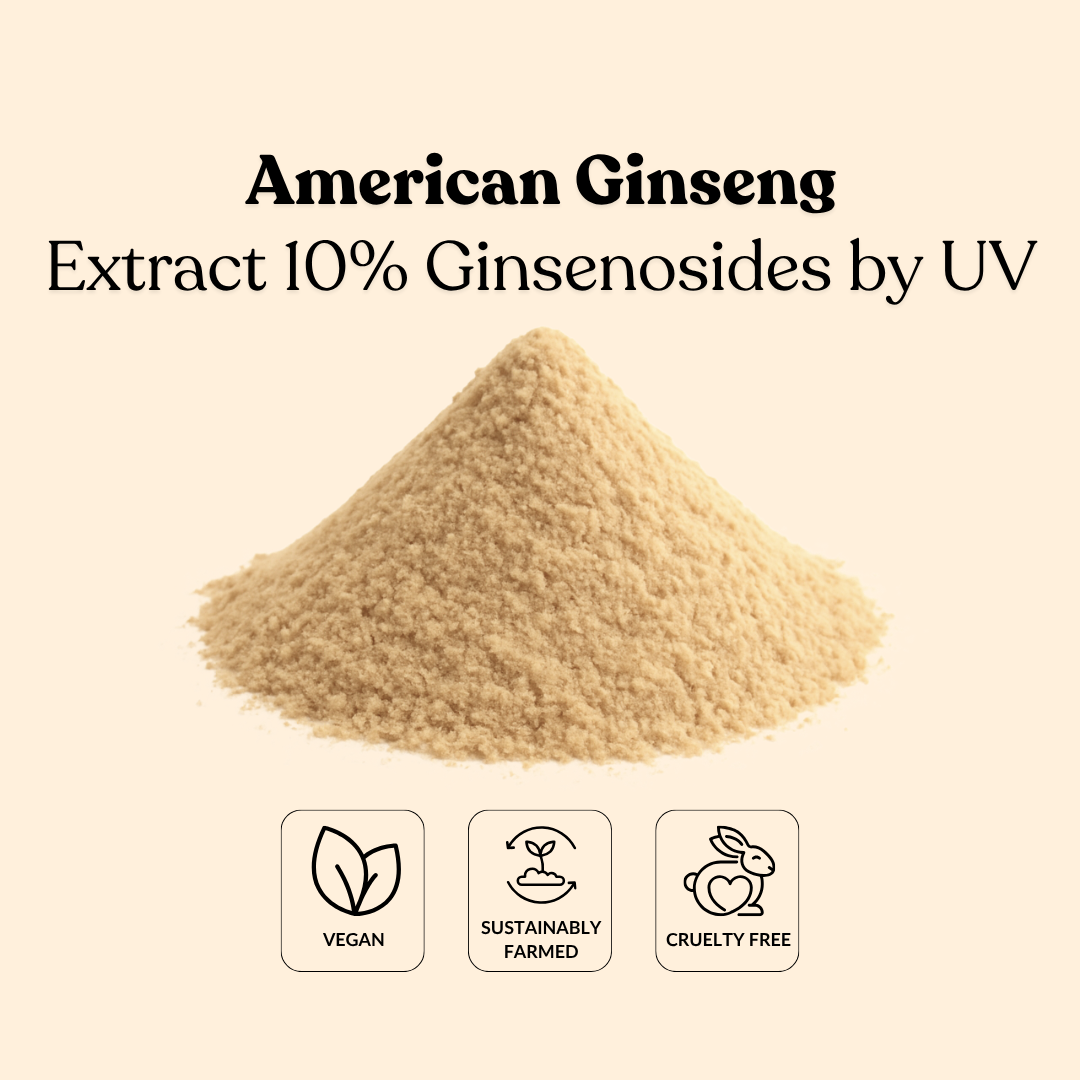 American Ginseng Extract 10% Ginsenosides by UV