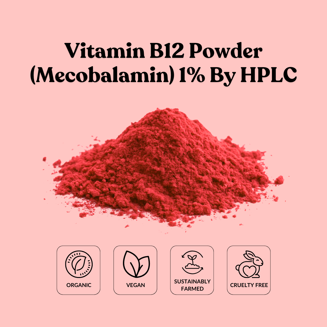 Vitamin B12 Powder (Mecobalamin) 1% By HPLC