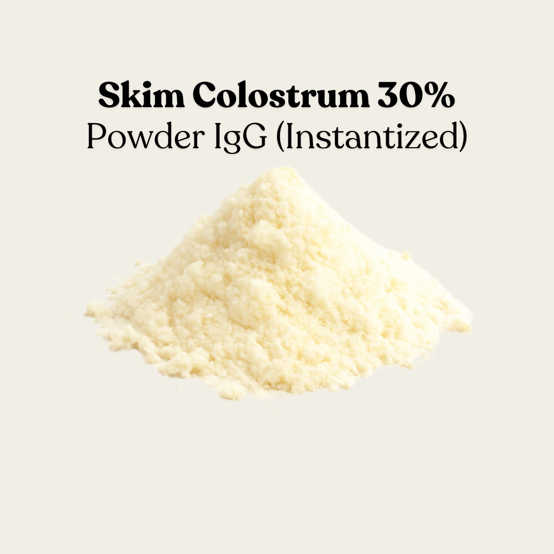 Skim Colostrum 30% Powder IgG (Instantized)