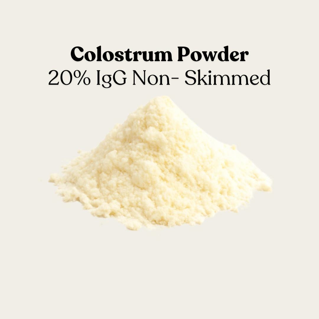 Colostrum Powder 20% IgG Non- Skimmed