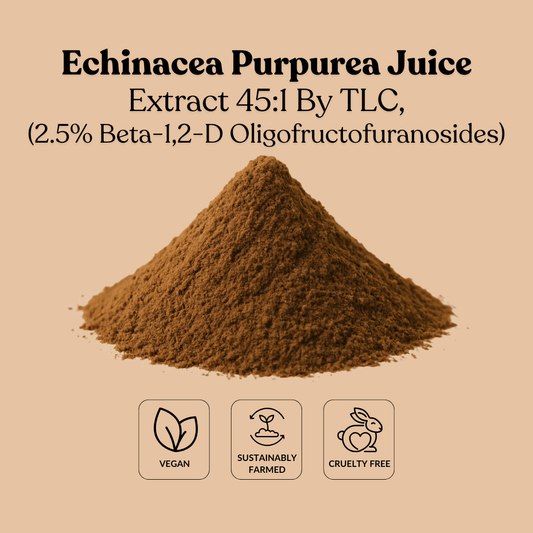 Echinacea Purpurea Juice Extract 45:1 By TLC, (2.5% Beta-1,2-D-Oligofructofuranosides)