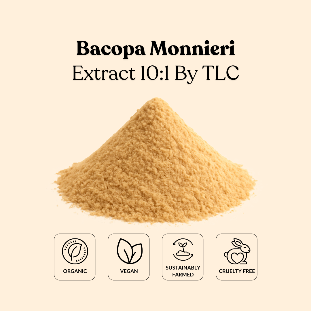 Bacopa Monnieri Extract 10:1 By TLC