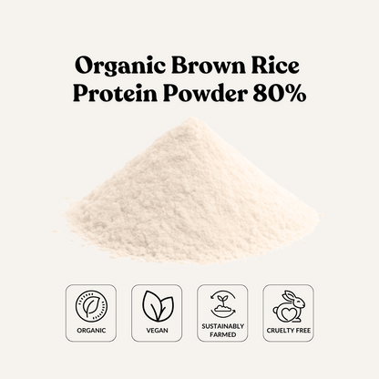 Organic Brown Rice Protein Powder 80%