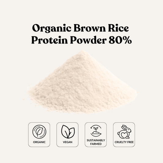 Organic Brown Rice Protein Powder 80%