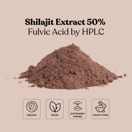 Shilajit Extract 50% Fulvic Acid by HPLC