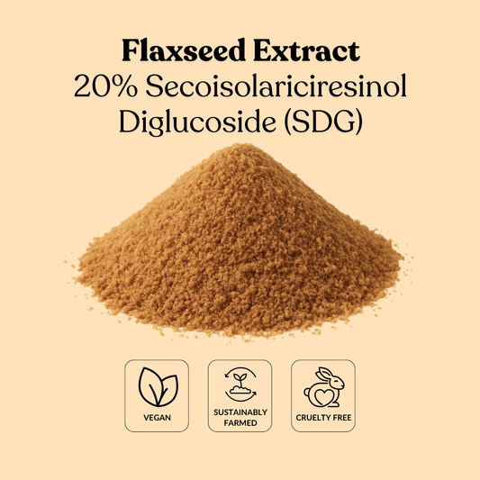 Flaxseed Extract 20% Secoisolariciresinol Diglucoside (SDG)