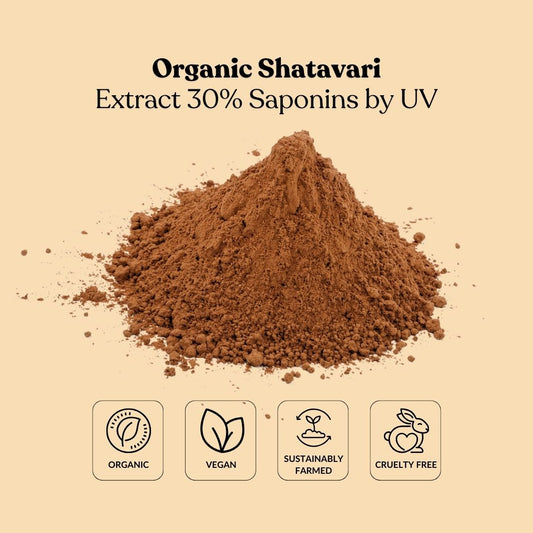 Organic Shatavari Extract 30% Saponins by UV