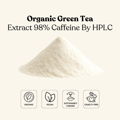 Organic Green Tea Extract 98% Caffeine By HPLC