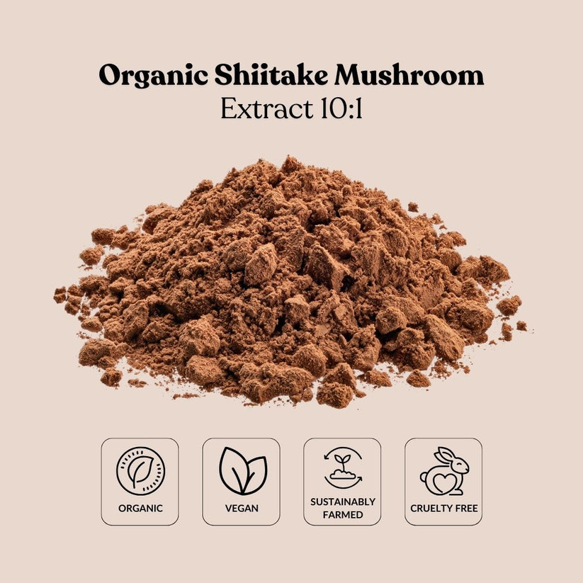 Organic Shiitake Mushroom Extract 10:1 by TLC – Total Ingredients