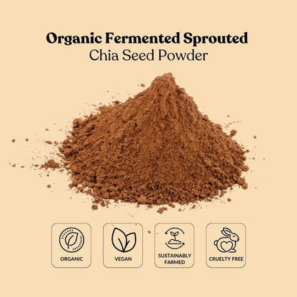Organic Fermented Sprouted Chia Seed Powder