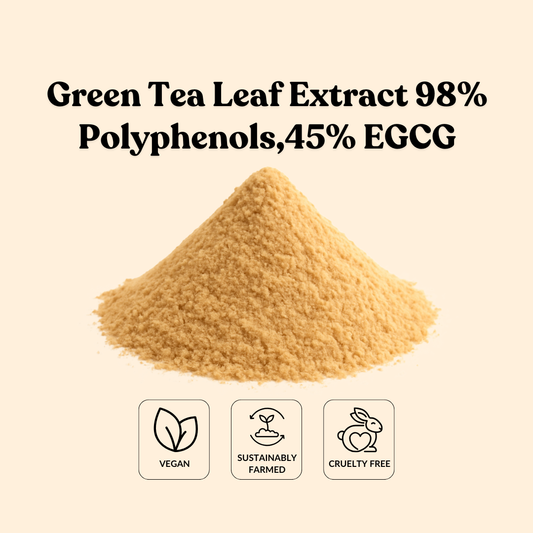 Green Tea Leaf Extract 98% Polyphenols,45% EGCG