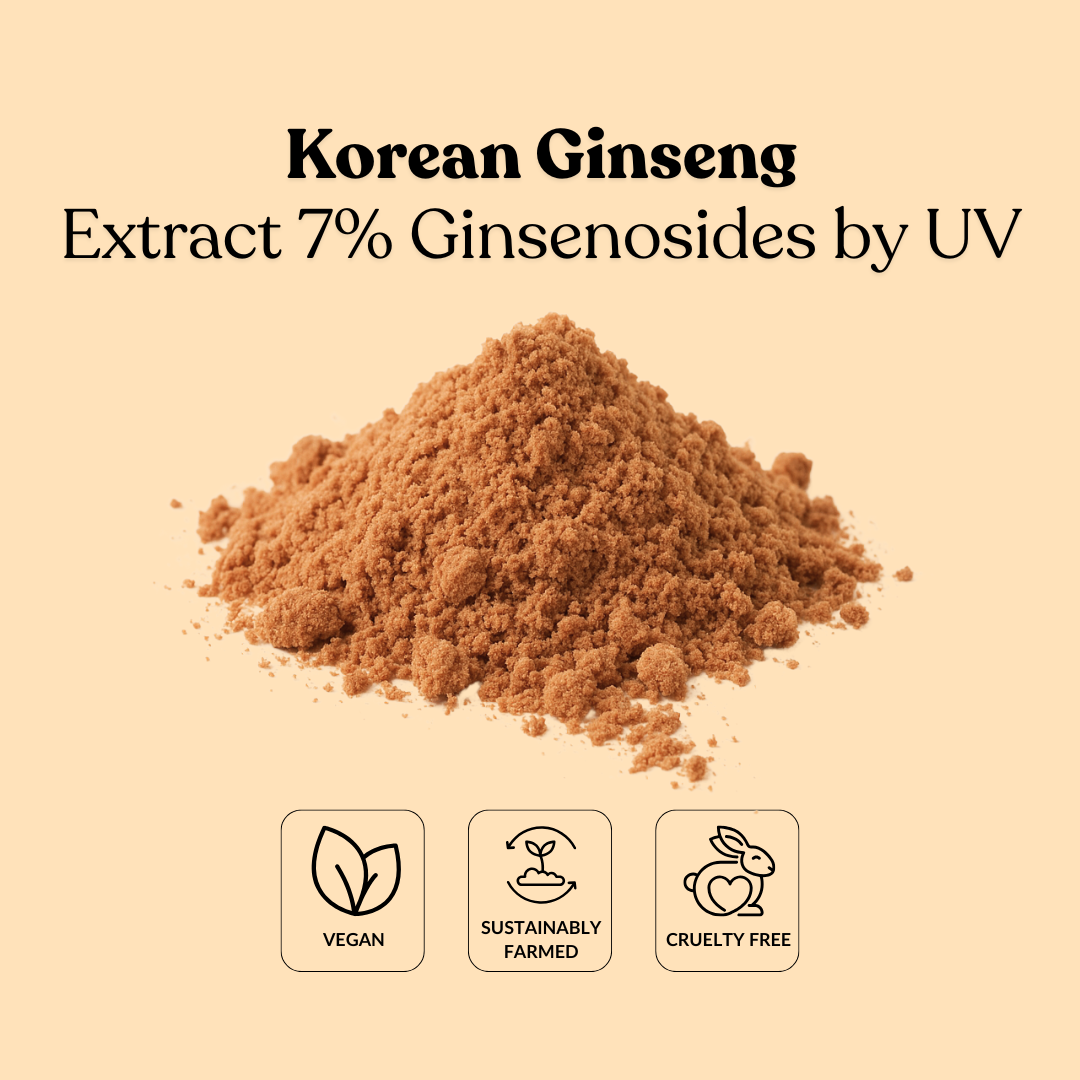 Korean Ginseng Extract 7% Ginsenosides by UV