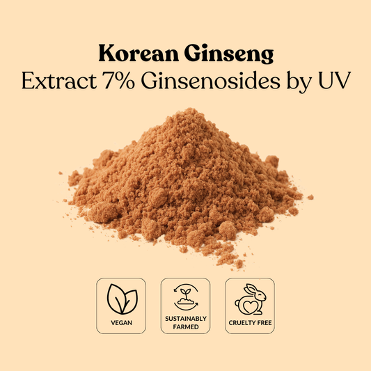 Korean Ginseng Extract 7% Ginsenosides by UV