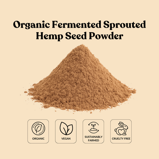 Organic Fermented Sprouted Hemp Seed Powder