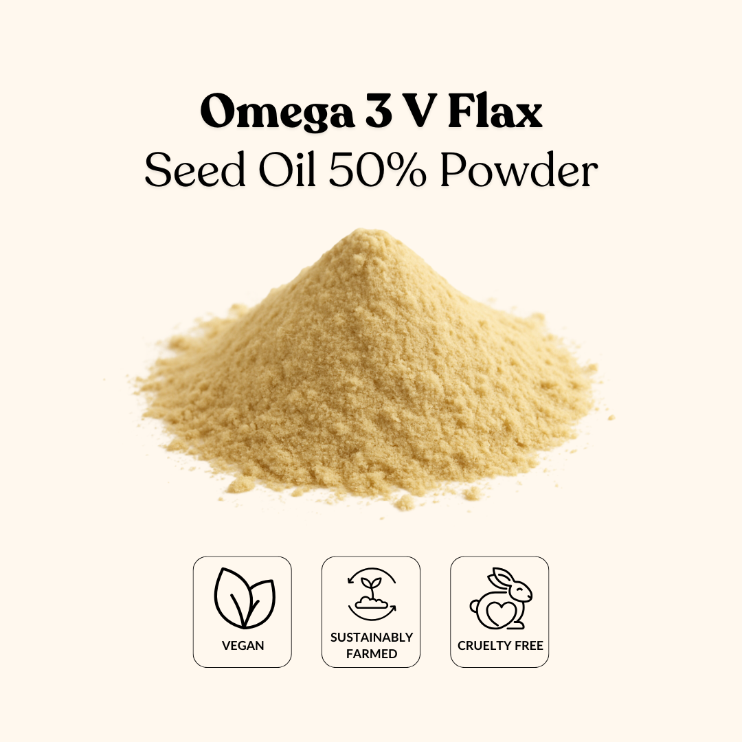 Omega 3 V Flax Seed Oil 50% Powder – Total Ingredients