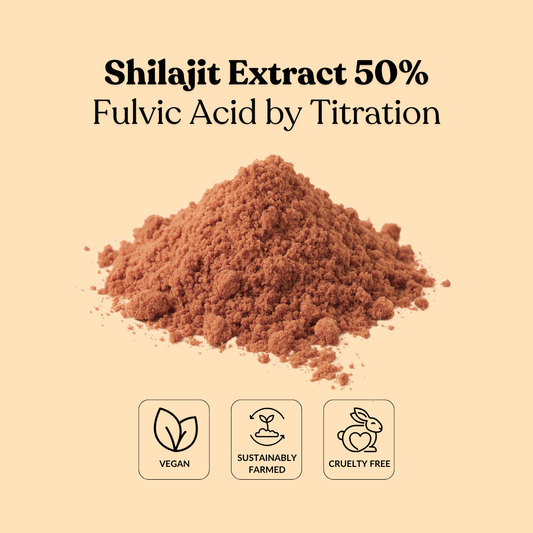Shilajit Extract 50% Fulvic Acid by Titration