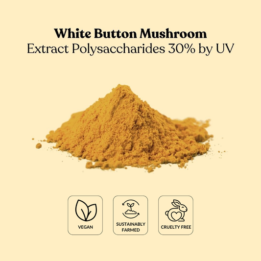 White Button Mushroom Extract Polysaccharides 30% by UV